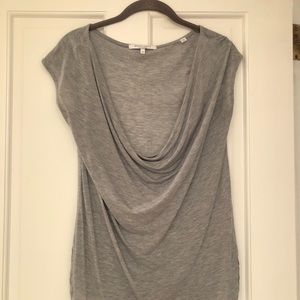 Bella Luxx super soft scoop neck gray top XS